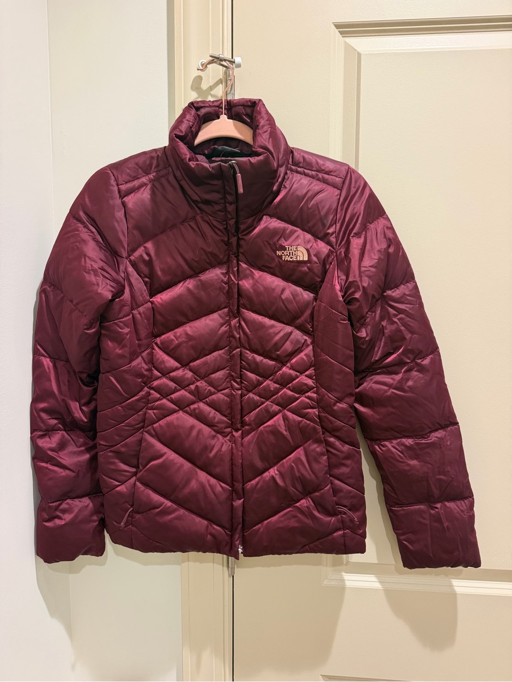 The North Face Women’s Burgundy Quilted Puffer Jacket